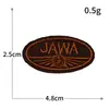 Patch Bordado de Computador Estrela de Cinco Pontas Pequeno Patch de Tecido Bordado com Fio Dourado e Prateado com Suporte Adesivo para Roupas Patch Sem Costura Venda por Atacado