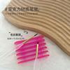 Pequeño Soporte Multifuncional de 5 Compartimentos para Bolígrafos Lápices Acrílico Plástico Rojo Rosa Almacenamiento Fototerapia Herramienta de Fotografía Manicura