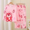 Pijamas para niños del sudeste asiático Conjuntos de ropa para niños Primavera y otoño Pantalones de manga larga Pijamas para bebés niños y niñas Conjuntos de ropa para el hogar