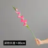 Gladiolo de Gema de 8 Cabezas Estilo Europeo Flor Artificial Flor Falsa Decoración Sala de Estar Mesa de Comedor Decoración Floral Rama Larga Decoraciones de Piso