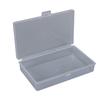 Caja de Plástico PP Rectangular Transparente de 13.5 para Bastoncillos de Algodón, Hilo Dental, Baterías, Componentes Digitales, Caja de Almacenamiento de Escritorio