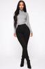 Comércio exterior transfronteiriço novo AliExpress Amazon estação independente moda slim fit leggings stretch jeans calças femininas