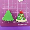 Desenho Animado Boneco de Neve de Natal Ursinho Coelho Árvores Acessórios de Resina DIY Acessórios de Cabeça Presilhas de Cabelo Capas de Celular Acessórios para Crocs
