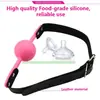 Produtos adultos direto da fábrica brinquedos sexuais silicone sólido bola bucal plug bucal 4.2 Brinquedos alternativos para flerte de casal