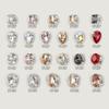 Internet Celebrante Novo Cristal Broca Coringa Super Flash Irregular Quadrado Gota de Água Forma Pilha Broca Nail Art Jóias ZS2810