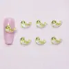 Delfín de Dibujos Animados que Brilla en la Oscuridad Transfronterizo Peces Pequeños Adornos para Uñas Resina Pequeños Accesorios DIY Accesorios para Uñas Portátiles