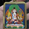 Promoção Quente Xizang Nepalesa Pintada à Mão Pura Thangka Oito Guardiões do Zodíaco Núcleo de Cartão 4*5