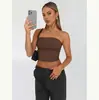 Top de Tubo Europeo y Americano de Comercio Exterior Transfronterizo Ropa Interior para Mujer Pure Lust Top de Chica Caliente Ropa Exterior de Verano Chaleco Pulóver Ropa para Mujer de Corte Ajustado