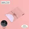 Multi-estilo leite data cozimento floco de neve crocante vaca saco de biscoito saco de biscoito saco de biscoito de alimentos doces saco de embalagem de papel 7 * 7 + 3 cm