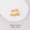 Pulsera de Oro Blanco Cuentas Espaciadoras Accesorios Pulsera de Cuentas Hecha a Mano Accesorios DIY con Cuentas de Rueda de Circonita y Espaciadores Decorativos