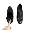 Novedad Primavera/Verano 2026 Mocasines Negros para Mujer, Zapatos de Cuero Slip-On Estilo Británico, Comercio Transfronterizo