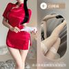 Lencería sexy uniforme cheongsam abertura alta sexy deseo puro temperamento maduro atuendo profesional retro tentación de costuras huecas