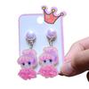 Brincos infantis dos desenhos animados bonitos dos doces Merodil brincos brincos das meninas brincos brincos do bebê Headwear jardim de infância