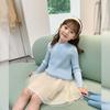 [Listo para entrega] Suéter para niña Otoño e Invierno 2025 Nueva Ropa para Niños Moda Niñita Tejido Camiseta Básica