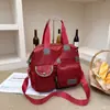 Bolsa tote e bolsa de ombro de grande capacidade e com múltiplos bolsos para mulheres, novo estilo 2026, moderna e casual, feita de tecido Oxford espessado, adequada para viagens