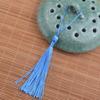Banda de Seda de Hielo Círculo Alambre Dorado Cintura Mini Pequeño Borla Borla Marcapáginas Pequeña Borla Colgante Accesorios DIY Multicolor Poliéster 2cm