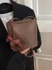 Bolso de Cubo Retro de Cuero Suave Transfronterizo para Mujer Nuevo Estilo 2026 Bolso de Hombro Elegante con un Toque de Alta Gama para Viajes Diarios y Uso Cruzado