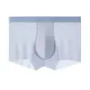 Ropa interior de seda helada para hombre, sin costuras, ultradelgada, tacto piel, personalización de fábrica, boxers sexys transpirables de verano, transfronterizo