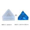 Molde de silicona con forma de gota de pegamento para cristal, con patrón de agua, para hacer espejos, con forma de gota de pegamento para cristal liso.