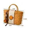 Cesta de Mano Tejida de Bambú Vintage de Mediados de Otoño Set de Regalo para Clientes de Negocios Corporativos, Beneficios para Empleados y Set de Regalo de Pasteles de Luna