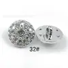 Botones Estilo Chanel con Acabado de Lujo, Botones de Perla y Oro de Alta Calidad, Accesorios para Abrigos y Gabardinas, Botones Redondos Bordados a Mano con Diamantes