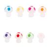 Miniadornos luminosos de simulación de hongos pequeños, microbonsái para paisajismo, decoración de manos para teléfono móvil.
