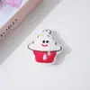Boneco de Pelúcia de Hambúrguer Desenho Animado Boneco de Sanduíche Torrada Sorvete Broche Acessórios de Decoração para Mochila Acessórios para Meias