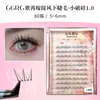 Recomendado por Maquilladores Ggrg Pestañas Postizas Inferiores Estilo Coreano, Racimo Individual, Natural y Realista, Autoinjerto Air V
