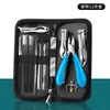Set de Cortauñas para Surcos de Uñas, Alicates para Uñas Encarnadas de los Pies, Alicates Alemanes para el Hogar, Acero Inoxidable Individual, Set de Alicates Olecranon, Tenedor para Piel Muerta