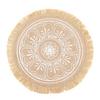 Sousplats Tecidos à Mão, Sousplats de Juta, Sousplats Isolantes, Sousplats de Algodão e Linho para Comida Ocidental, Sousplats Decorativos, Sousplats Domésticos para Copos de Água