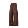 Pantalones casuales de pierna curva para hombre y mujer, holgados y transpirables, nuevos pantalones deportivos ajustados con un diseño moderno y a la moda, estilo de pierna ancha