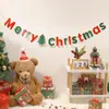Versión Coreana de Feliz Navidad Bandera de Fieltro Decoraciones Navideñas Bandera de Árbol de Navidad No Tejida Diseño de Tienda de Centro Comercial