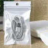 10,5*15cm Saco Ziplock Filme Perolado Saco Osso Yin Yang Saco Plástico Transparente Selado Saco para Embalagem de Cabo de Dados Atacado