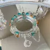Arcoíris de verano ~ pulsera de nicho de color pequeño y fresco dopamina pulsera elástica de alta gama para mujer de verano al por mayor