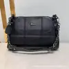 Bolso de Hombro Individual de Moda con Doble Correa, Bolso Cruzado Bordado de Gran Capacidad, Bolso Casual Simple Europeo y Americano para Mamá para Viajes Tendencia