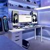 Escritorio de Computadora Habitación de Niñas Escritorio de Escritorio Hogar Blanco Mesa de Juegos Escritorio Simple Moderno Estilo Crema Mesa