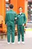 Conjunto de Roupas de Trabalho de Proteção para Homens no Verão, Fino, de Manga Longa, com Tiras Refletoras, Roupas para Reparo de Máquinas, Roupas de Trabalho Respiráveis e Resistentes ao Desgaste para Oficina de Fábrica