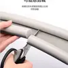 Tira de Vedação para Fresta de Porta, Adesivo de Porta, Ferramenta Mágica de Isolamento Acústico, Barreira à Prova de Vento, Ruído e Insetos para Quarto, Vedação Durável para Porta de Entrada
