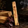 Incensos Importados de Palo Santo Peruano Rico em Óleo com Padrão Misterioso de Resina Sangue de Dragão Purificação de Tarot