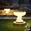 Luminária de Cabeça Solar para Coluna, Lâmpada para Portão de Jardim de Vila, Lâmpada de Jardim à Prova d'Água para Exterior, Lâmpada de Coluna Externa em Forma de Jardim, Estilo Pastoral