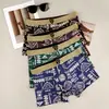 Cueca Boxer Masculina Transfronteiriça com Estampa Retrô, Estilo Moderno, Boxer Masculino, Boxer Masculino de Cintura Média Personalizado