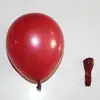 Boda globos de boda de doble capa diseño de habitación de boda de 10 pulgadas engrosados rojo granada decoración de boda suministros de boda