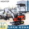 Exportación a Rusia: miniexcavadora hidráulica de 0,8 toneladas para zanjas agrícolas. Fabricantes.