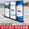 Expositor de suelo vertical tipo Liping, estante para carteles, cartelera enrollable para exteriores, resistente al viento