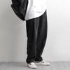 Pantalones casuales de pana para hombre, nuevos de otoño e invierno 2022, holgados, rectos, forrados de polar, modernos, pantalones de pierna ancha de moda para hombre