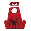 Halloween Sade Superman Conjunto de Capa Dupla e Máscara para Olhos Infantil Várias Cores LOGOTIPO