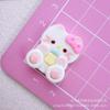 Acessórios de resina desenho animado diy gatinho cola creme capa de celular grampo de cabelo adorno de cabeça furos para sapatos fivela acessórios atacado