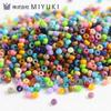 Miyuki Japón importado 3mm color sólido cuentas de porcelana cuentas de arroz hecho a mano diy cuentas sueltas pulsera aretes material accesorios