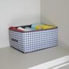 Caja de almacenamiento para pantalones de pata de gallo estante de acero para ropa del hogar cesta de almacenamiento cajón caja de almacenamiento plegable