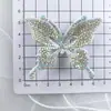 Parches de Tela con Mariposas Tachonadas de Pedrería de Gama Alta para Nicho, Accesorios, Decoraciones para Fundas de Teléfono, Materiales para Manualidades al por Mayor